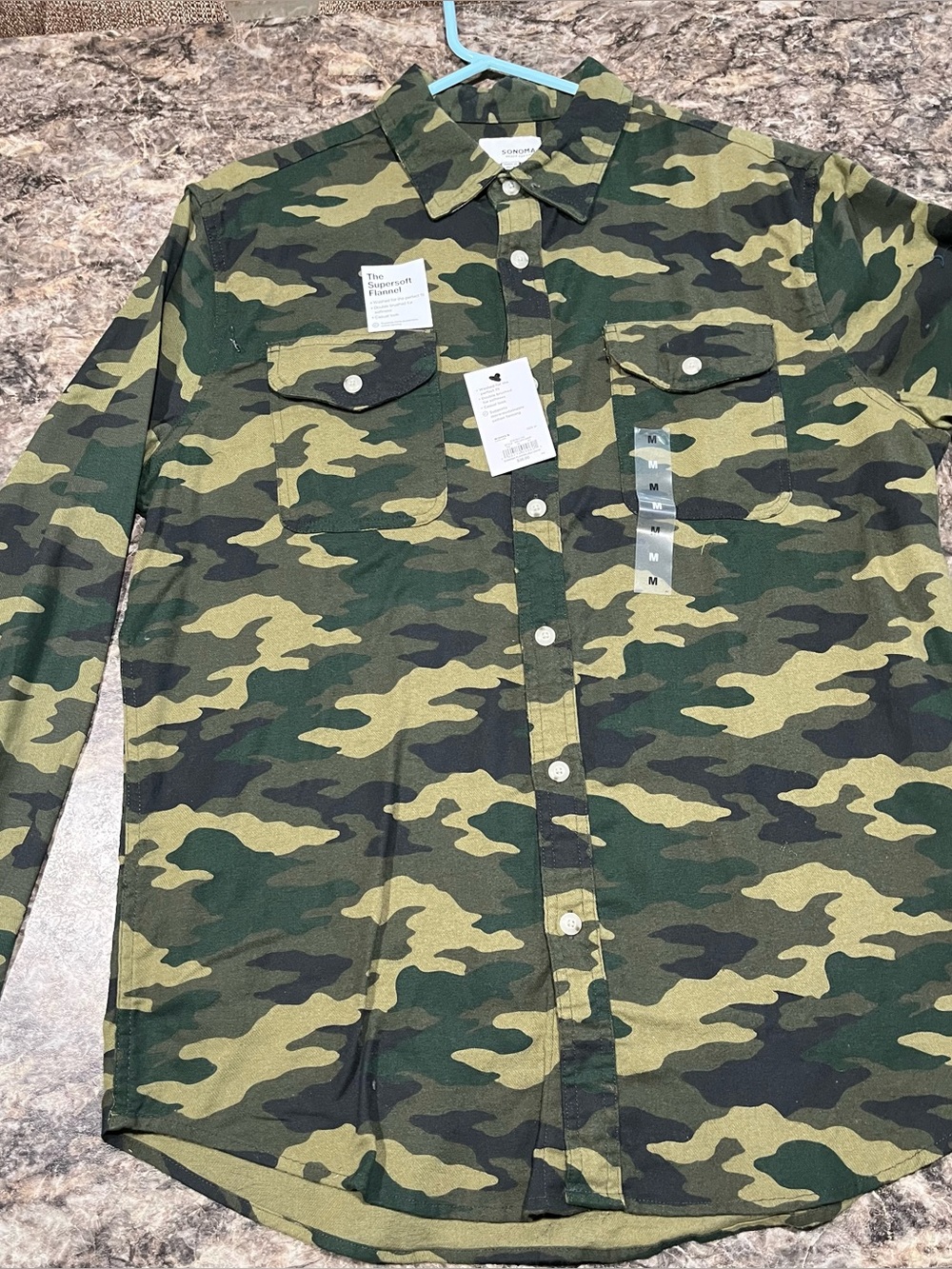 Men’s Flannel Camouflage Shirt